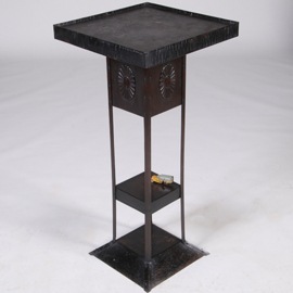 Metalen plantentafel Frans art deco ca 1925 - Wintertuin tafel of statafel (No.322110)