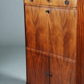 Blonde mahonie Louis Seize secretaire abattant ca. 1800 (No.280345)
