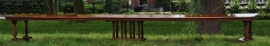 Antieke tafel / Enorme notenhouten Coulissentafel ca. 1870  maar liefst 6,76 m. lang (No.911757)