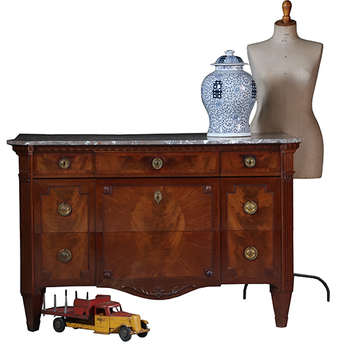 Grote Hollandse commode ca 1850 Louis Seize stijl gerestaureerd (No.291305)