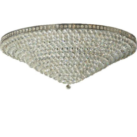 kolossale kroonluchter ca. 1950 met vele honderden geslepen bollen diameter 1,20 m.   (No.155511)
