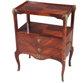 Uitzonderlijke kwaliteit Etagiere of commode Napoleon III ca 1865 Palissander en brons (No.281445)
