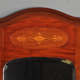 Antieke spiegels / passpiegel / Reusachtige Franse mahonie schouwspiegel  ca.  1930 (No.340441)