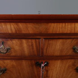 Antieke ladenkasten / Chest on Chest / Tallboy ca. 1790 in mahonie met geheim compartiment  (No.820312)