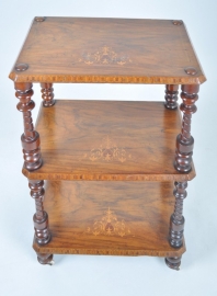 Antieke bijzettafels / Victoriaanse "What not" / etagere 1870-1880  (No.86425)