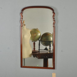Antieke spiegels / Grote mahoniehouten Soesterspiegel van ca. 1830 (No.200259)