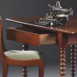 Antieke bureaus /  Werktafel / Schrijftafel / Sidetable Hollands ca. 1860 (No.683161)