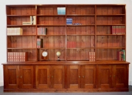 Antieke kast / Mahonie Boekenkast ca. 1920 (No.77136)