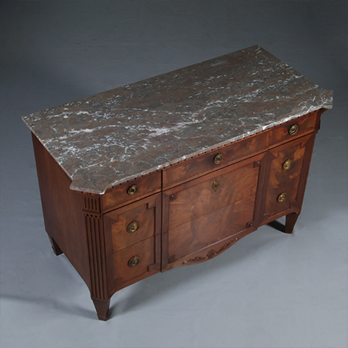 Grote Hollandse commode ca 1850 Louis Seize stijl gerestaureerd (No.291305)
