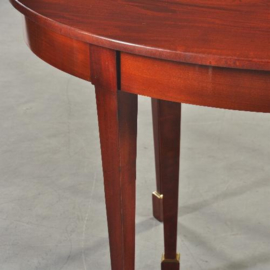 Antieke tafel / Hollandse Louis Seize coulissentafel nu max 3,36 lang maar tot 5,06 optioneel (No.200850)