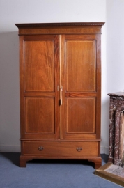 Antieke kast / Engelse Edwardian 2-deurskast in mahonie ca.1910 (No.463519)