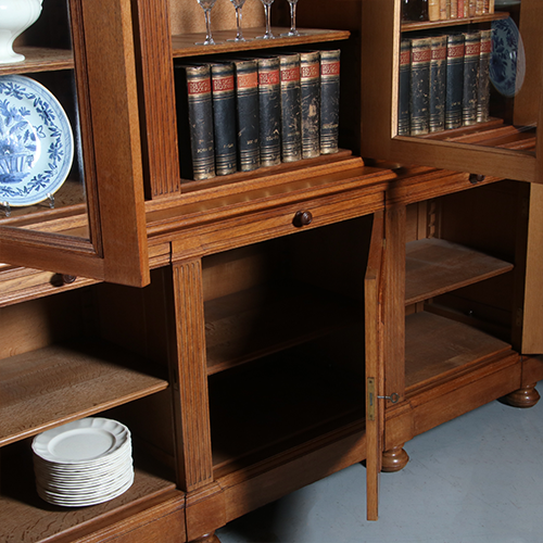 Hollandse zesdeurs Bibliotheekkast Pander en Zn ca 1900 (No.300705)