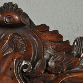Antieke spiegels / Soester schouwspiegel ca. 1910 met bijzonder fraaie afneembare  gestoken kroon (No.2721665)