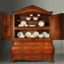 Antieke kast / Satijnhouten Hollands kabinet ca. 1775 (No.511854)