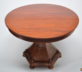 Antieke tafel / Ronde sluierpoottafel ca. 1820 (No.84151)