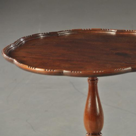 Antieke bijzettafels / Wijntafel / lampetafel ca. 1915 in massief mahonie (No.113291)