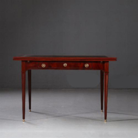 Antieke tafels / Louis Seize  Schrijftafel werktafel ca. 1790 mahonie (No.671001)