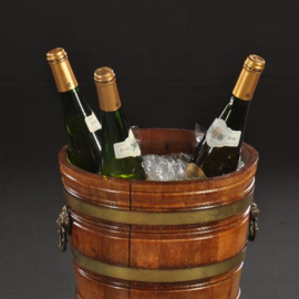 Antieke bijzettafel / Cachepot of wijnkoeler van Julius Doijer Hilversum ca. 1890 (No. 450212)