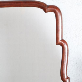 Antieke spiegels / Soester spiegel zonder kroon ca. 1900 notenhout (No.582613)