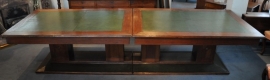 Antieke tafel / Art Deco vergadertafel 3,50m. X 1,20m. (No.84139)
