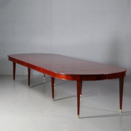 Antieke tafel / Zeer lange  16 persoons Hollandse Louis Seize tafel ca. 1800 (No.692456)
