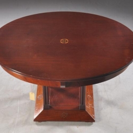 Antieke tafel / Engelse ovale  tafel Arts and Crafts / art deco ca. 1900 (No.743021)