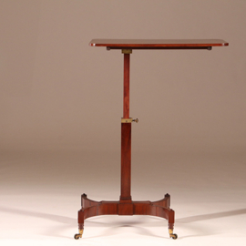 Antiek bijzettafels / Regency Ontbijt of werktafel met hoogte en breedte verstelling (No.862440)