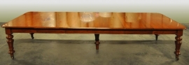 Antieke tafel / Coulissetafel Victoriaans ca. 1875 lengte 3,25 m. (No.84167)