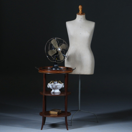 Bijzettafel wijntafel of etagère met afneembaar dienblad ca 1890 (No.283025)