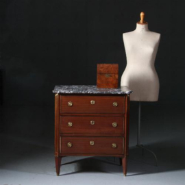 Antiek ladenkast / mahonie commode met marmer blad ca. 1910 (No.732516)