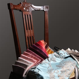 16 antieke eetkamerstoelen mahonie Hollands Louis Seize stijl incl nieuwe bekleding naar wens (No.331515)