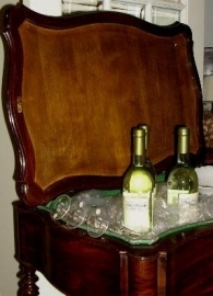 Antieke meubelen / etagere of Jardiniere (of hele grote wijnkoeler !) (No.86286)