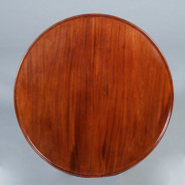 Engelse ronde Georgian mahonie bijzettafel wijntafel of kleine salontafel ca 1790 (No.461705)