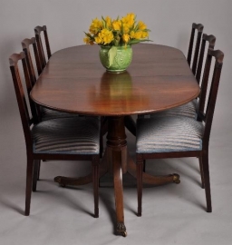 Antieke tafel / Regency D-end table 1910 (No.84165)