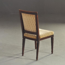 Antieke stoelen / Stel van 12 brede mahonie stoelen in Louis Seize stijl ca. 1850 (No.202735)