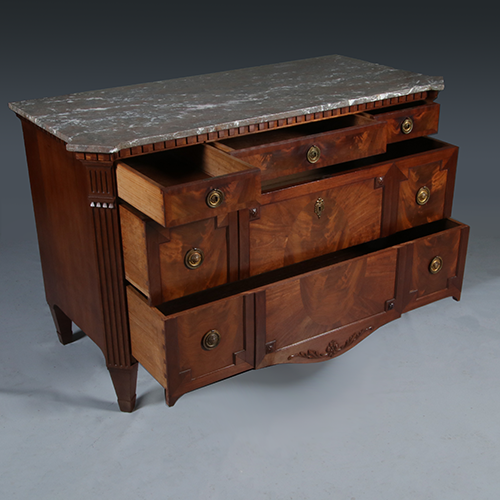 Grote Hollandse commode ca 1850 Louis Seize stijl gerestaureerd (No.291305)