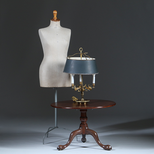 Verlaagde massief mahonie tilttop ca 1775  (No.301870)