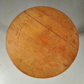 Antieke bijzettafel / Engelse wijntafel tafel Georgian ca. 1800 doorleefde uitstraling krimpnaad (No.371734)