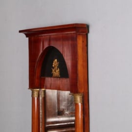 Antieke spiegel / Empire spiegel ca. 1820 met brons en zwart (No.681423)