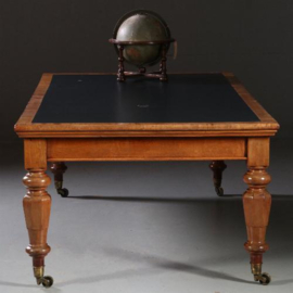 Antieke tafel / Schrijftafel / Vergadertafel / stoere eetkamertafel ca. 1850 Engeland (No.820313)