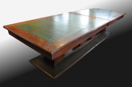 Antieke tafel / Art Deco vergadertafel 3,50m. X 1,20m. (No.84139)