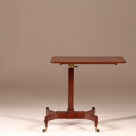 Antiek bijzettafels / Regency Ontbijt of werktafel met hoogte en breedte verstelling (No.862440)
