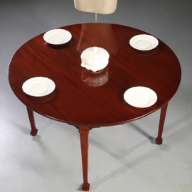 Antieke Hollandse Louis Seize coulissentafel voor 10 tot 12 personen (No.910841)