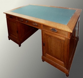 Antieke Bureaus / Art Deco bureau ca. 1910 met coromandel grepen en poten (No.78263)