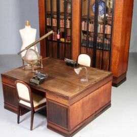 Antieke kast / zeer groot bureau én boekenkast Pander art deco ca. 1915 (No.155074)