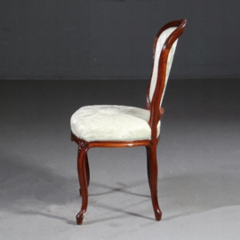 Antieke stoelen / Stel van 8 eetkamerstoelen 2 met armleuningen  ca. 1790 prijs incl bekleding naar wens (No.610957)