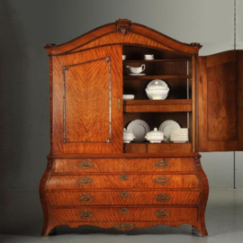 Antieke kast / Satijnhouten Hollands kabinet ca. 1775 (No.511854)