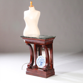 Klein vroeg Biedermeier trumeau of wandtafel met lade en spiegel Hollands ca 1815 (No.971730)