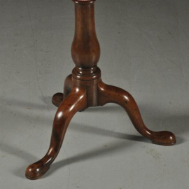 Antieke bijzettafel / Engelse wijntafel tafel Georgian ca. 1800 doorleefde uitstraling krimpnaad (No.371734)