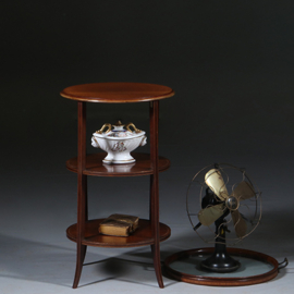 Bijzettafel wijntafel of etagère met afneembaar dienblad ca 1890 (No.283025)